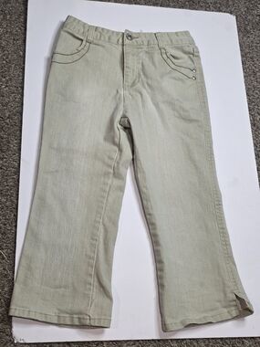 wild fable Light Sage Green Kids Wide-Leg Jeans